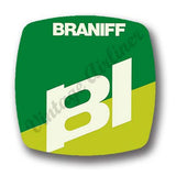 Braniff International 1970's Green Logo Magnets