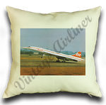 Braniff Jet Bag Sticker Linen Pillow Case Cover