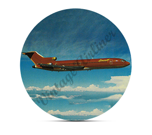 Braniff International Boeing 727-200 Round Mousepad