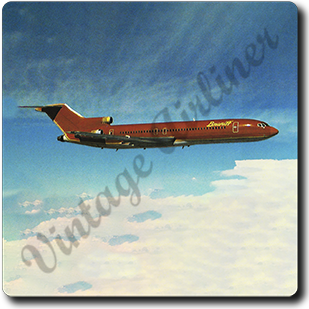 Braniff International Boeing 727-200 Square Coaster