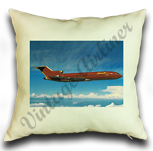 Braniff International Boeing 727-200 Linen Pillow Case Cover
