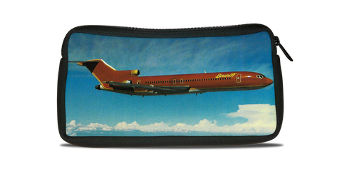Braniff International Boeing 727-200 Bag Sticker Travel Pouch