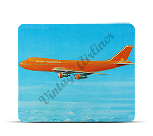 Big Orange: Braniff 747s Rectangular Mousepad