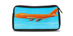 Big Orange: Braniff 747s Bag Sticker Travel Pouch