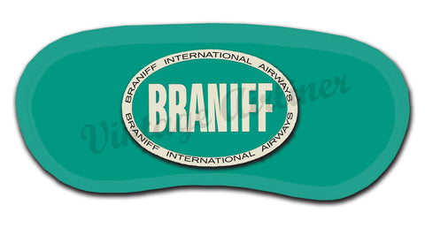 Braniff International Airways Bag Sticker Sleep Mask
