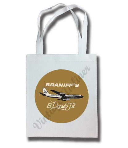 Braniff International Airways Golden El Dorado Jets Tote Bag