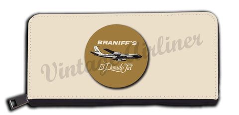 Braniff International Airways Golden El Dorado Jets wallet