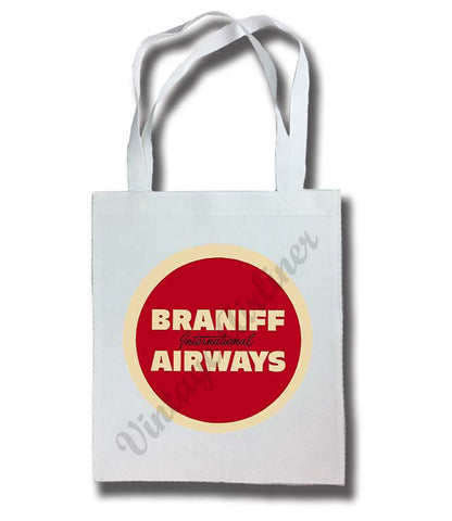 Braniff Airways Red Logo Tote Bag