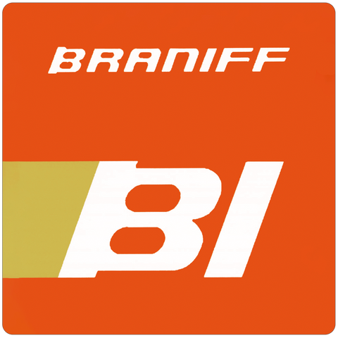 Braniff Logo Square Coaster