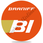 Braniff Logo Round Coaster