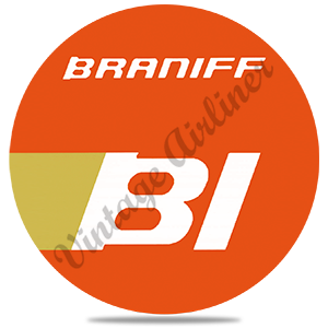 Braniff Logo Round Coaster