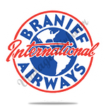 Braniff 1950's Vintage Round Coaster