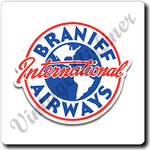 Braniff 1950's Vintage Square Coaster