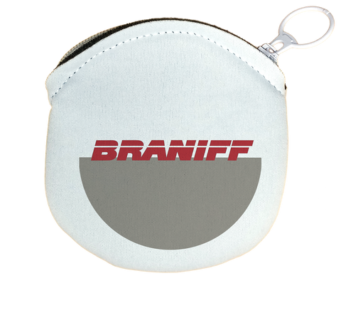 Braniff 1980's Logo Round Coin Purse