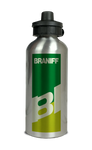 Braniff International 1970's Green Logo Aluminum Water Bottle