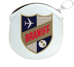 Braniff International 1950's Shield Round Coin Purse