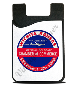 Braniff International Wichita Kansas Chamber Card Caddy
