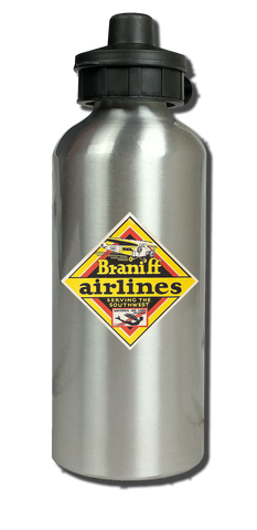 Braniff Airlines Original Aluminum Water Bottle