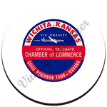 Braniff International Wichita Kansas Chamber Round Coaster