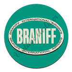 Braniff International Airways Round Mousepad
