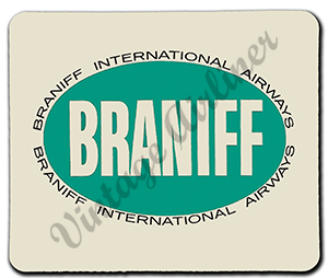 Braniff International Airways Rectangular Mousepad