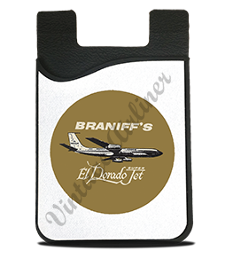 Braniff International Airways Golden El Dorado Jets Card Caddy