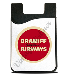 Braniff Airways Red Logo Card Caddy