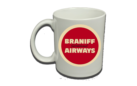 Braniff Airways Red Logo  Coffee Mug