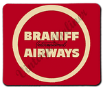 Braniff Airways Red Logo Rectangular Mousepad