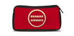 Braniff Airways Red Logo Bag Sticker Travel Pouch