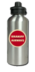 Braniff Airways Red Logo Aluminum Water Bottle