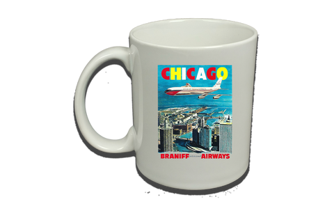 Braniff Airways Chicago 707  Coffee Mug