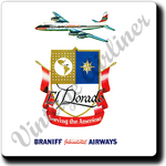 Braniff International Airways El Dorado Square Coaster