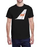 Braniff Livery Tail T-Shirt
