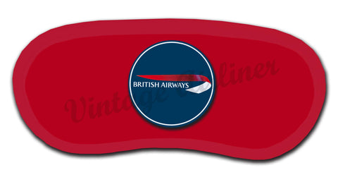 British Airways Logo Bag Sticker Sleep Mask