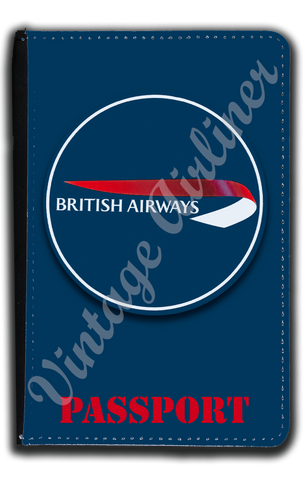 British Airways Logo Passport Case