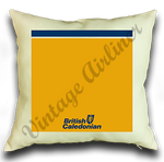 British Caledonian Logo Linen Pillow Case Cover