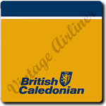 British Caledonian Logo Square Coaster