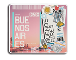 Ticket To Buenos Aires Collage MousePad