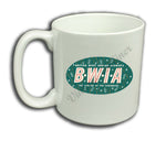 BWIA Vintage Bag Sticker Coffee Mug