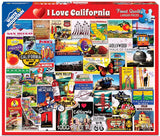 I Love California Puzzle by White Mountain - (1,000 pieces)