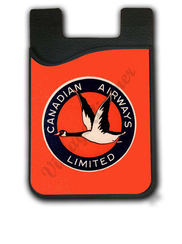 Canadian Airways Ltd. Bag Sticker Card Caddy