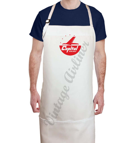 Capital Airlines Logo Apron
