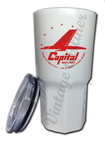 Capital Airlines Red Logo Tumbler