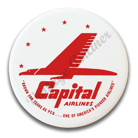 Capital Airlines Logo Magnets
