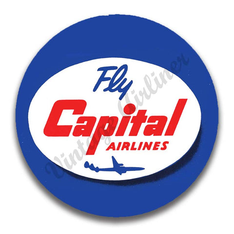 Capital Airlines 1950's Vintage Magnets