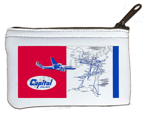 Capital Airlines Rectangular Coin Purse