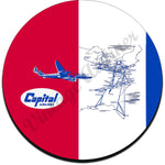 Capital Airlines Vintage Coaster