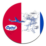 Capital Airlines Vintage Mousepad