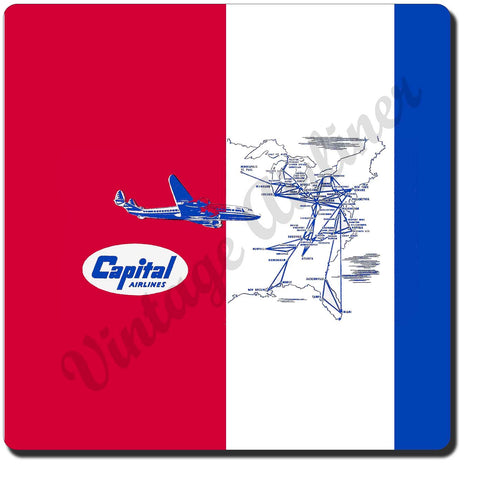 Capital Airlines Vintage Coaster